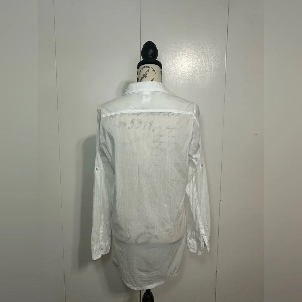Lauren Ralph Lauren
Crushed Cotton Camp Shirt Swim Cover-Up - Picture 5 of 11